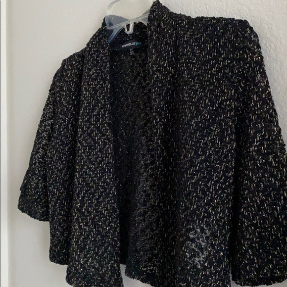 KNIT COVERUP BOLERO CROPPED CARDIGAN - Picture 2 of 4